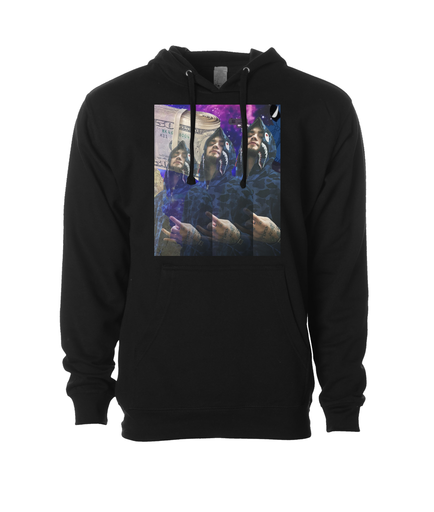 Clokey Da $mokey - DESIGN 1 - Black Hoodie