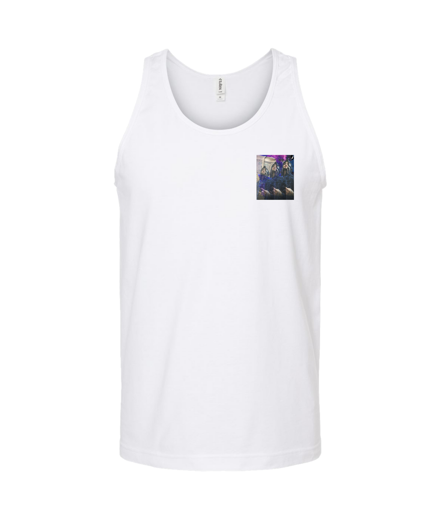 Clokey Da $mokey - DESIGN 1 - White Tank Top