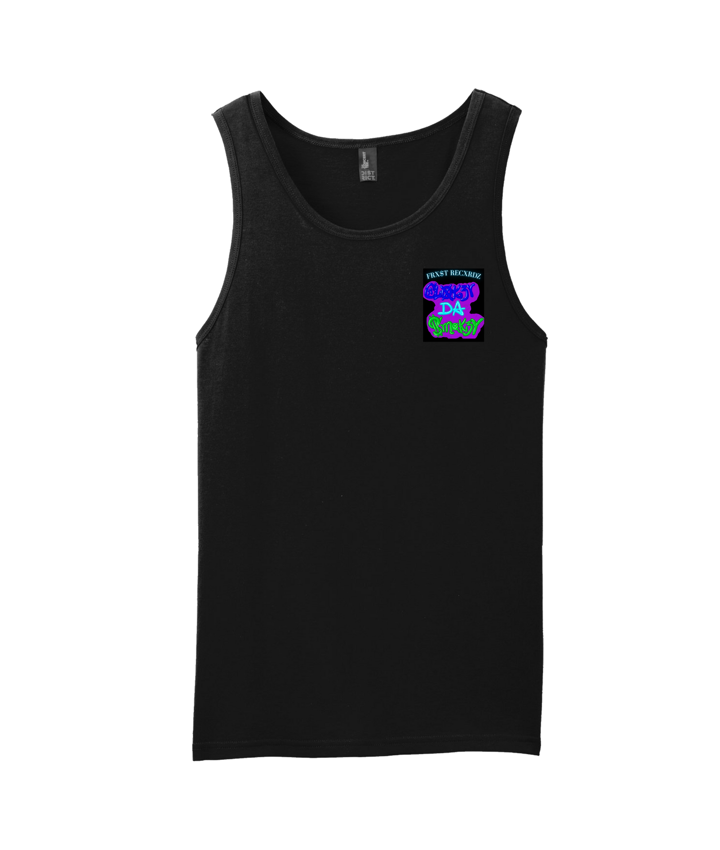 Clokey Da $mokey - DESIGN 2 - Black Tank Top