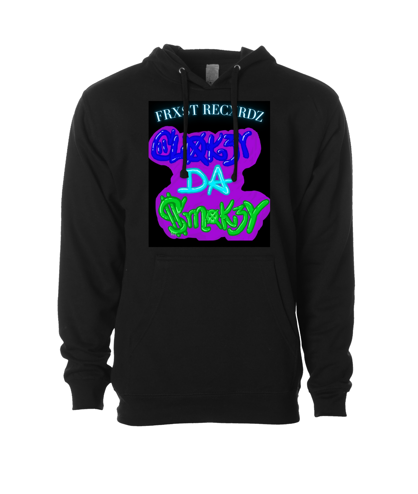 Clokey Da $mokey - DESIGN 2 - Black Hoodie