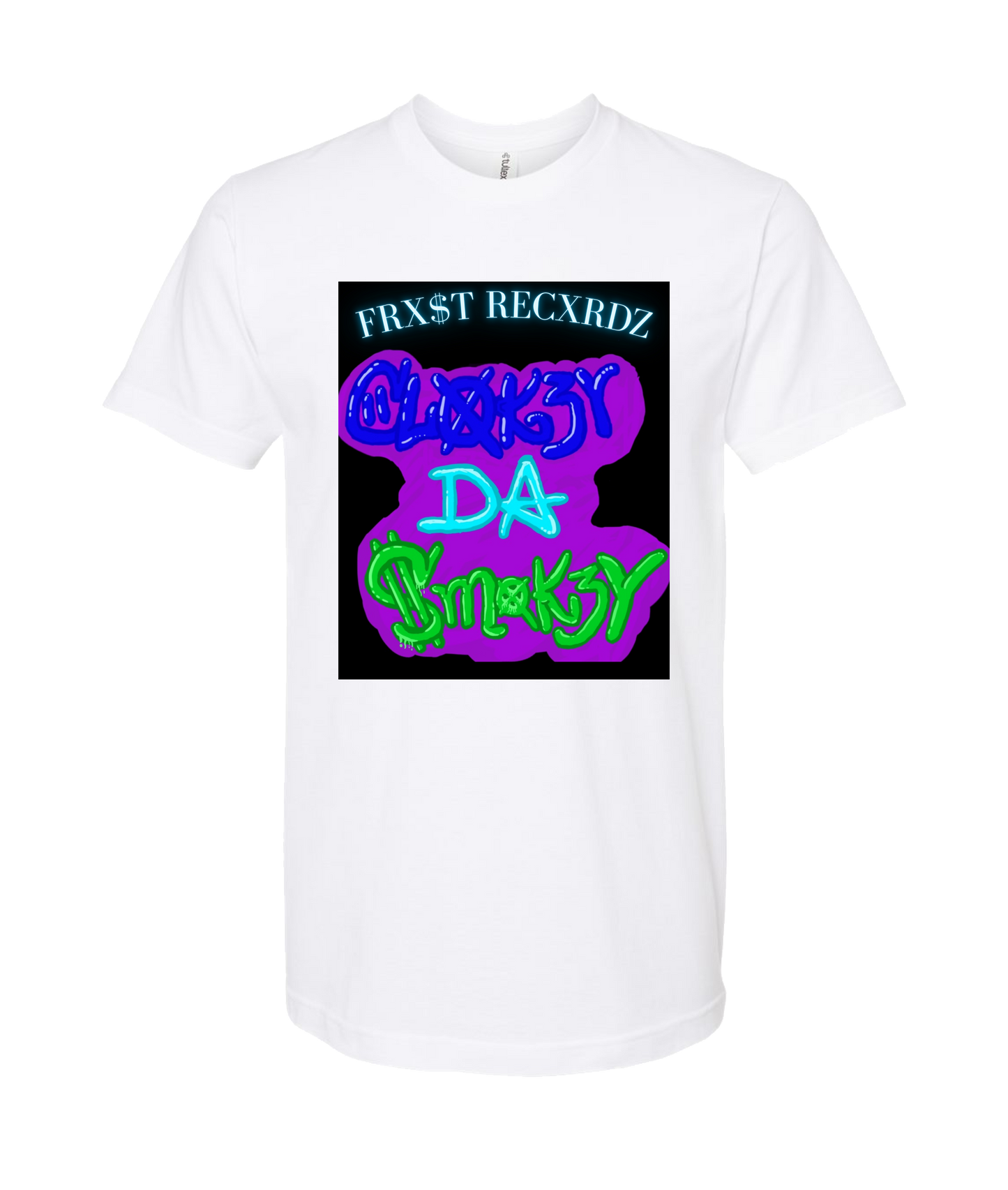 Clokey Da $mokey - DESIGN 2 - White T Shirt