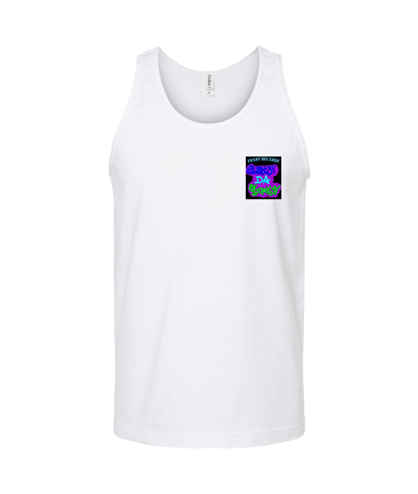 Clokey Da $mokey - DESIGN 2 - White Tank Top