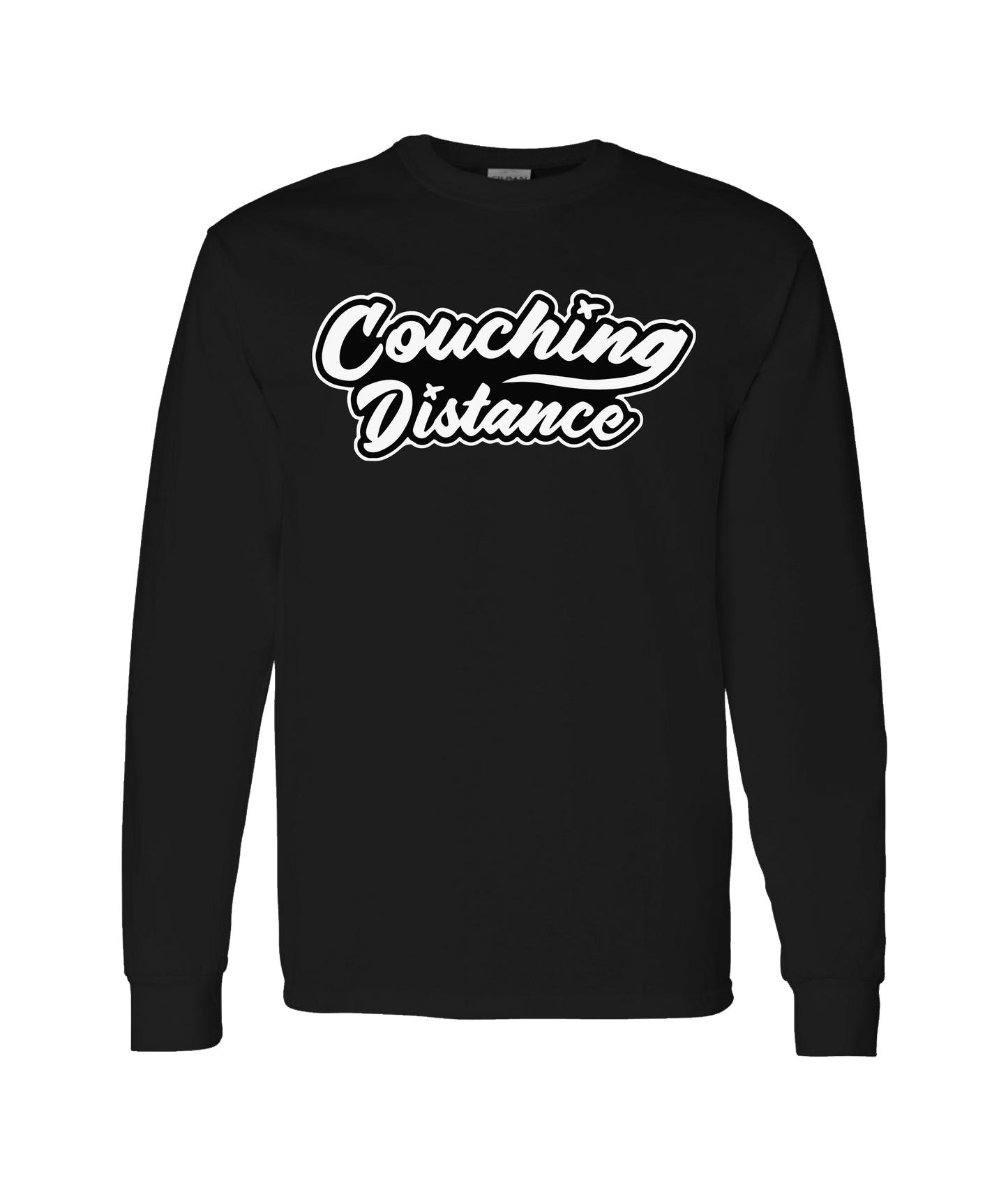 Couching Distance - Logo - Black Long Sleeve T