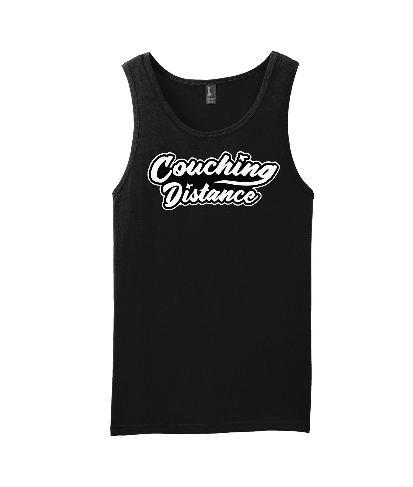 Couching Distance - Logo - Black Tank Top