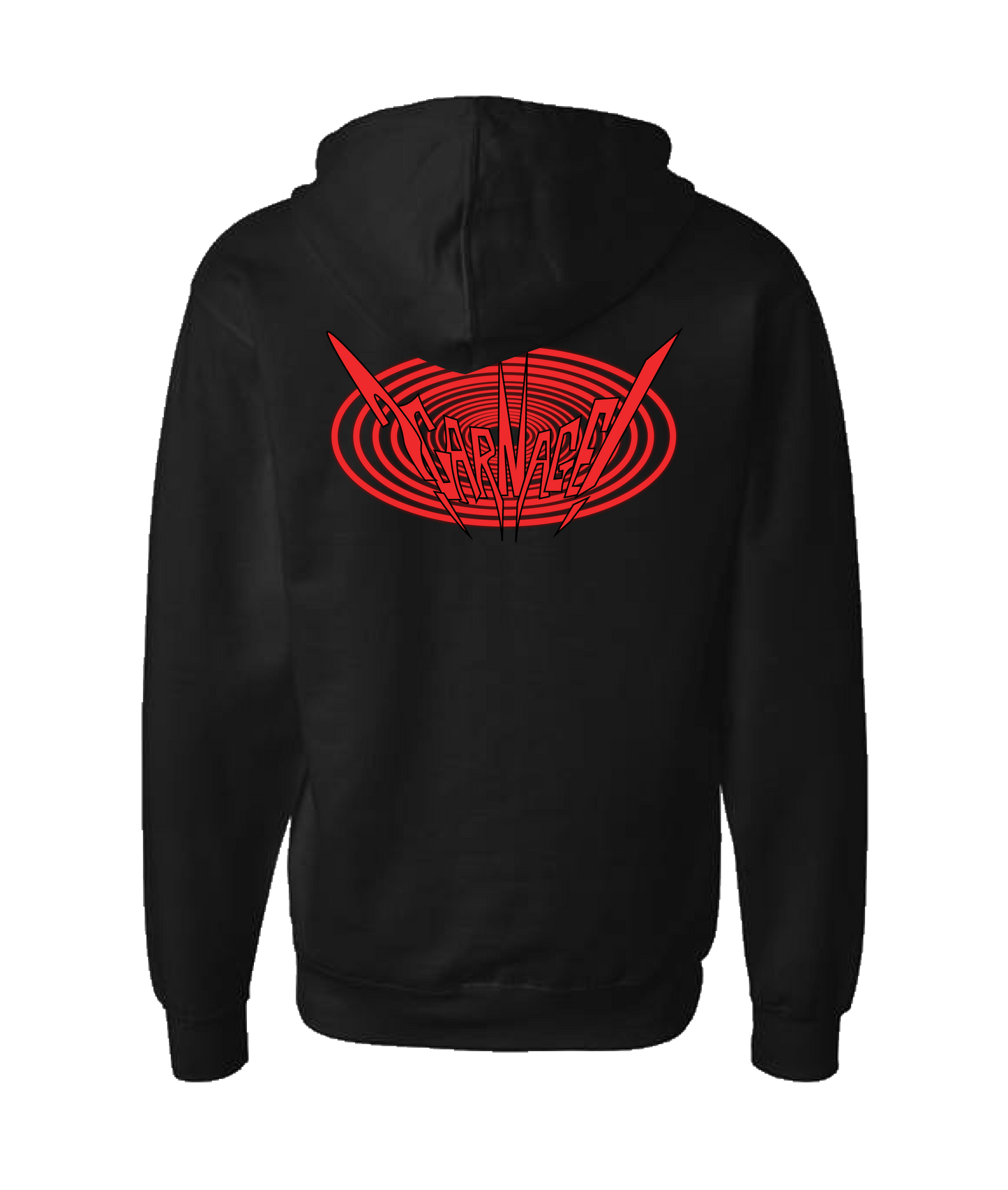 ?CARNAGE! - Logo - Black Zip Up Hoodie