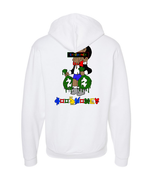 Cardo Grandz - Goodmoney - White Zip Hoodie