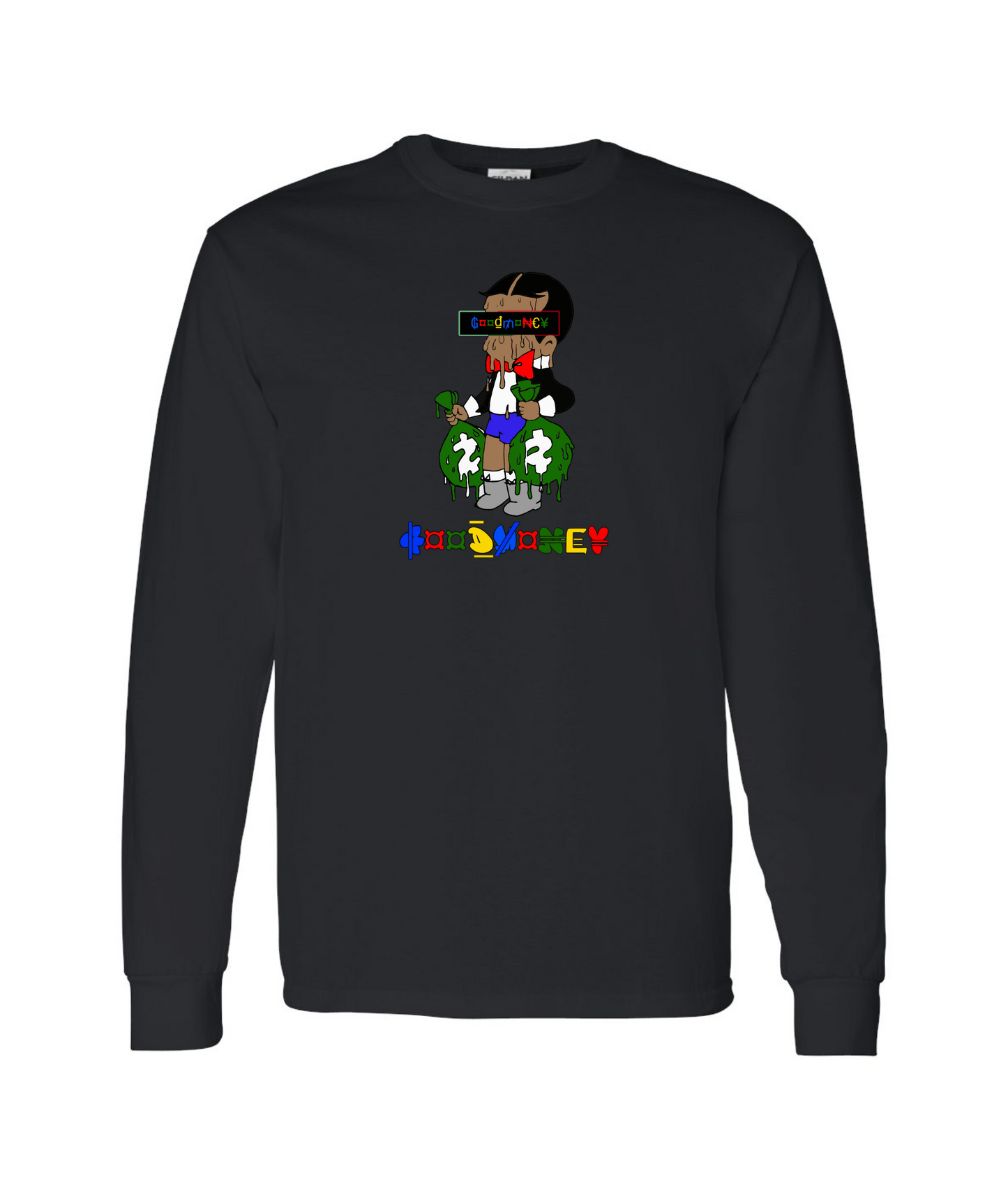 Cardo Grandz - Goodmoney - Black Long Sleeve T