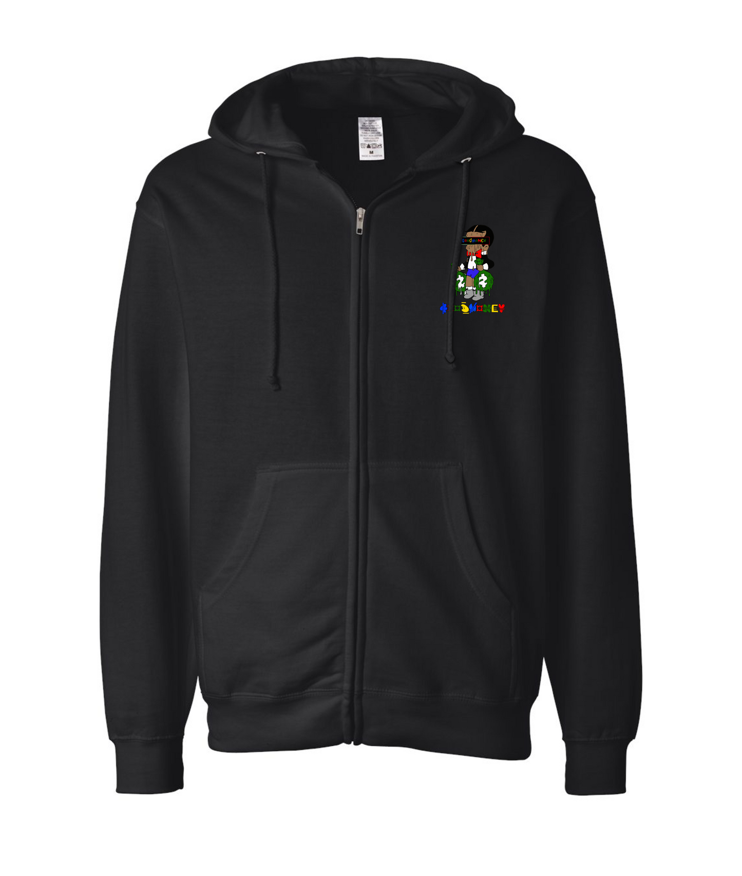 Cardo Grandz - Goodmoney - Black Zip Hoodie