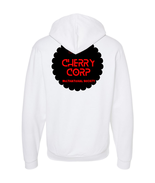 Cherrycorp - MS - White Zip Up Hoodie