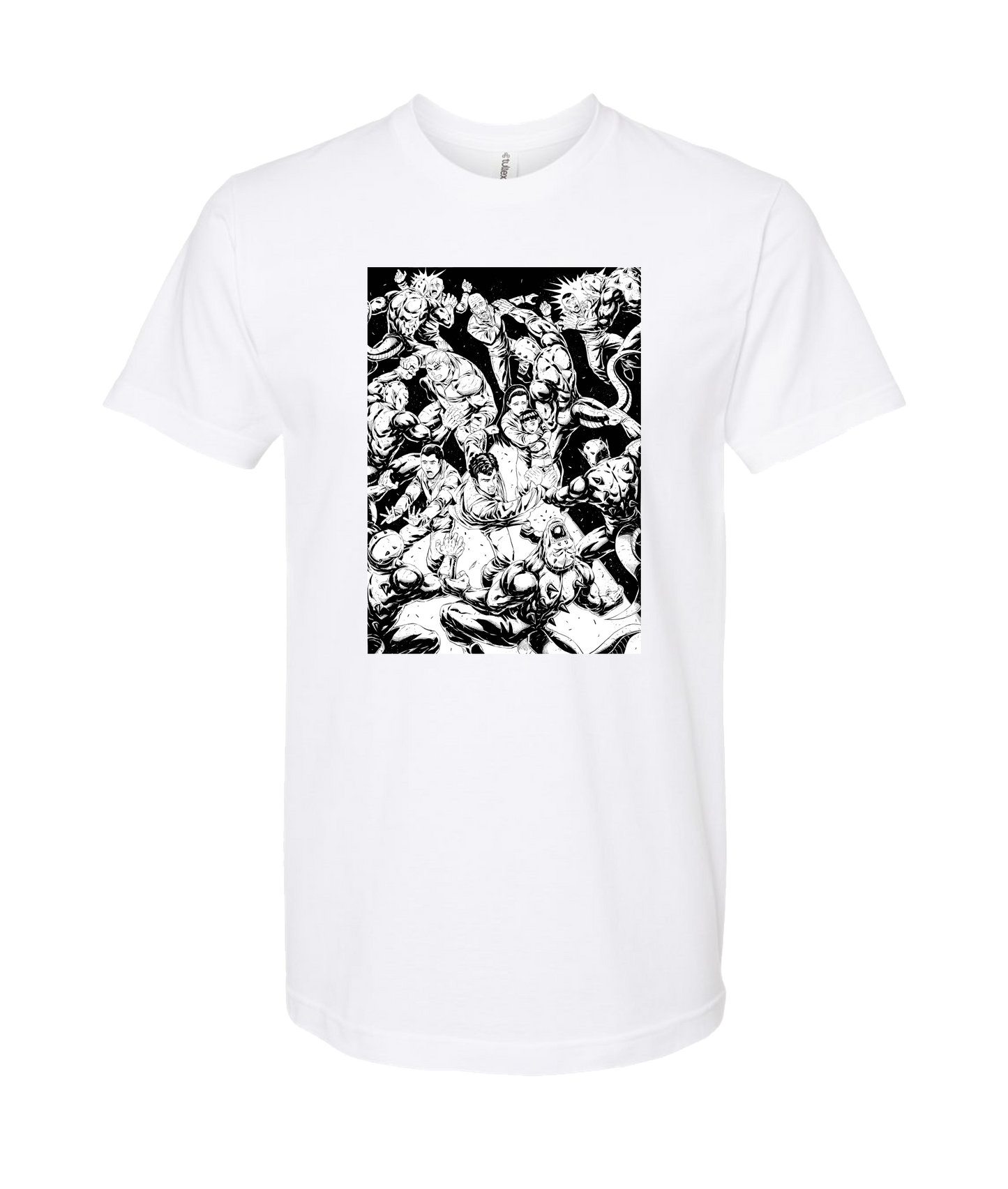 V-CHETOP - THE BIG FIGHT - White T Shirt