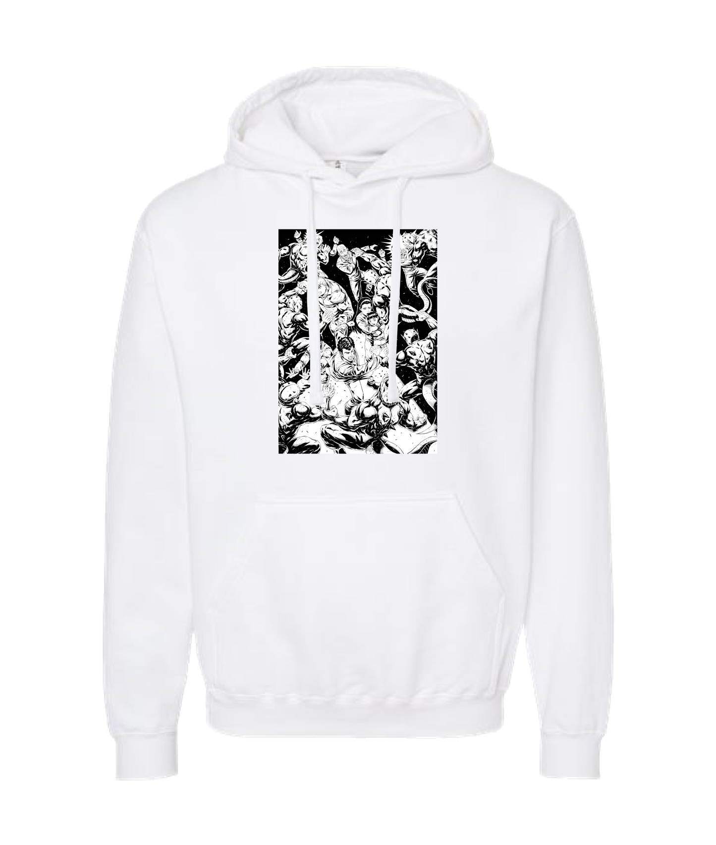 Cherrycorp - THE BIG FIGHT - White Hoodie