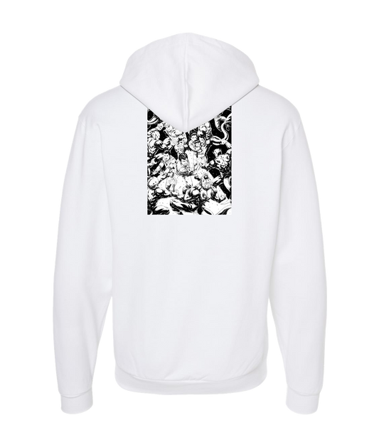 V-CHETOP - THE BIG FIGHT - White Zip Up Hoodie