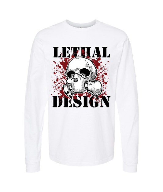 Creative Matters Studio - LETHAL DESIGN - White Long Sleeve T