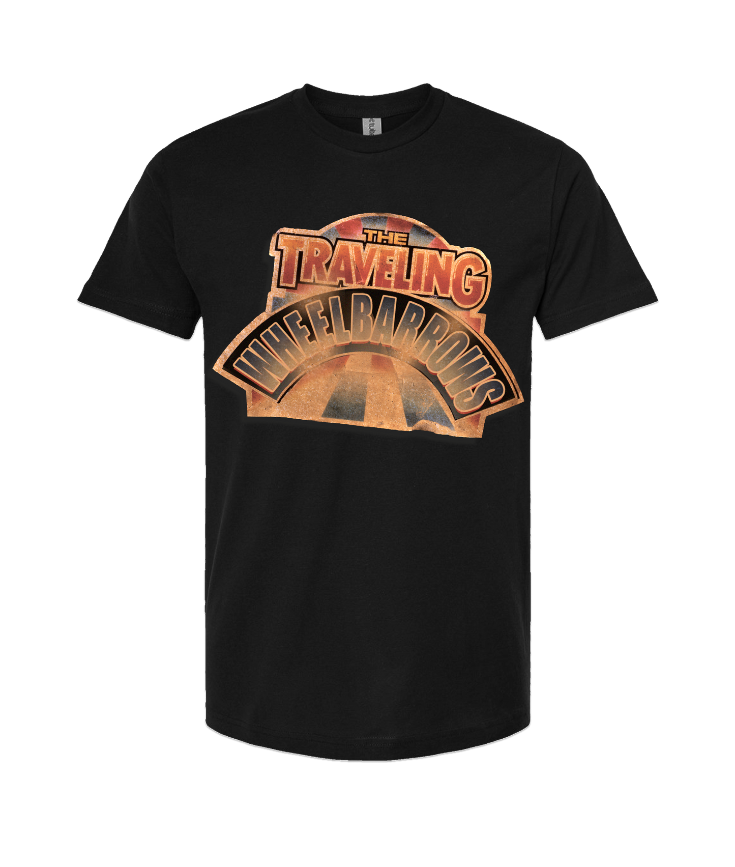 V-CMSTOP - TRAVELING WHEELBARROWS - Black T Shirt