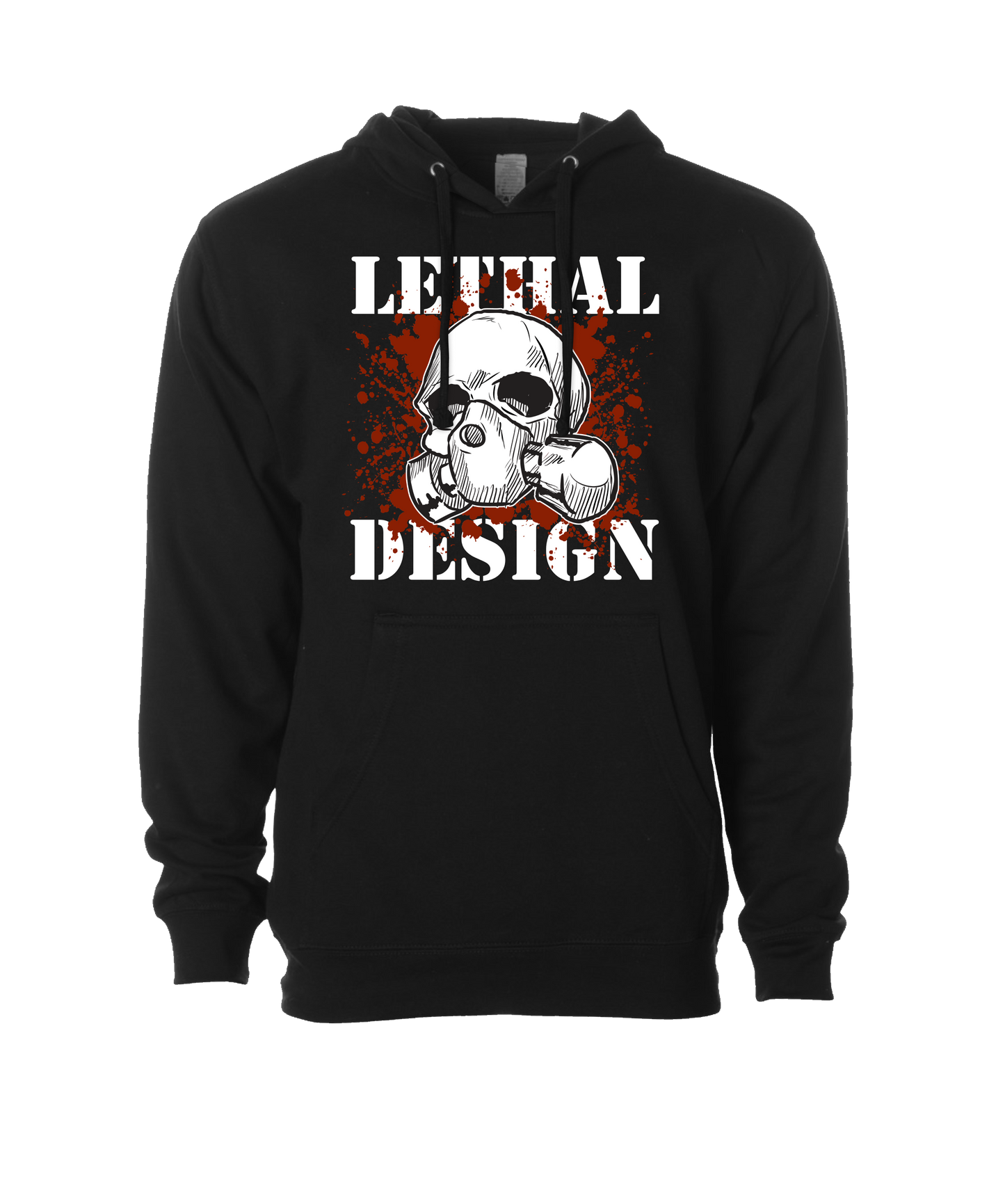 Creative Matters Studio - LETHAL DESIGN - Black Hoodie
