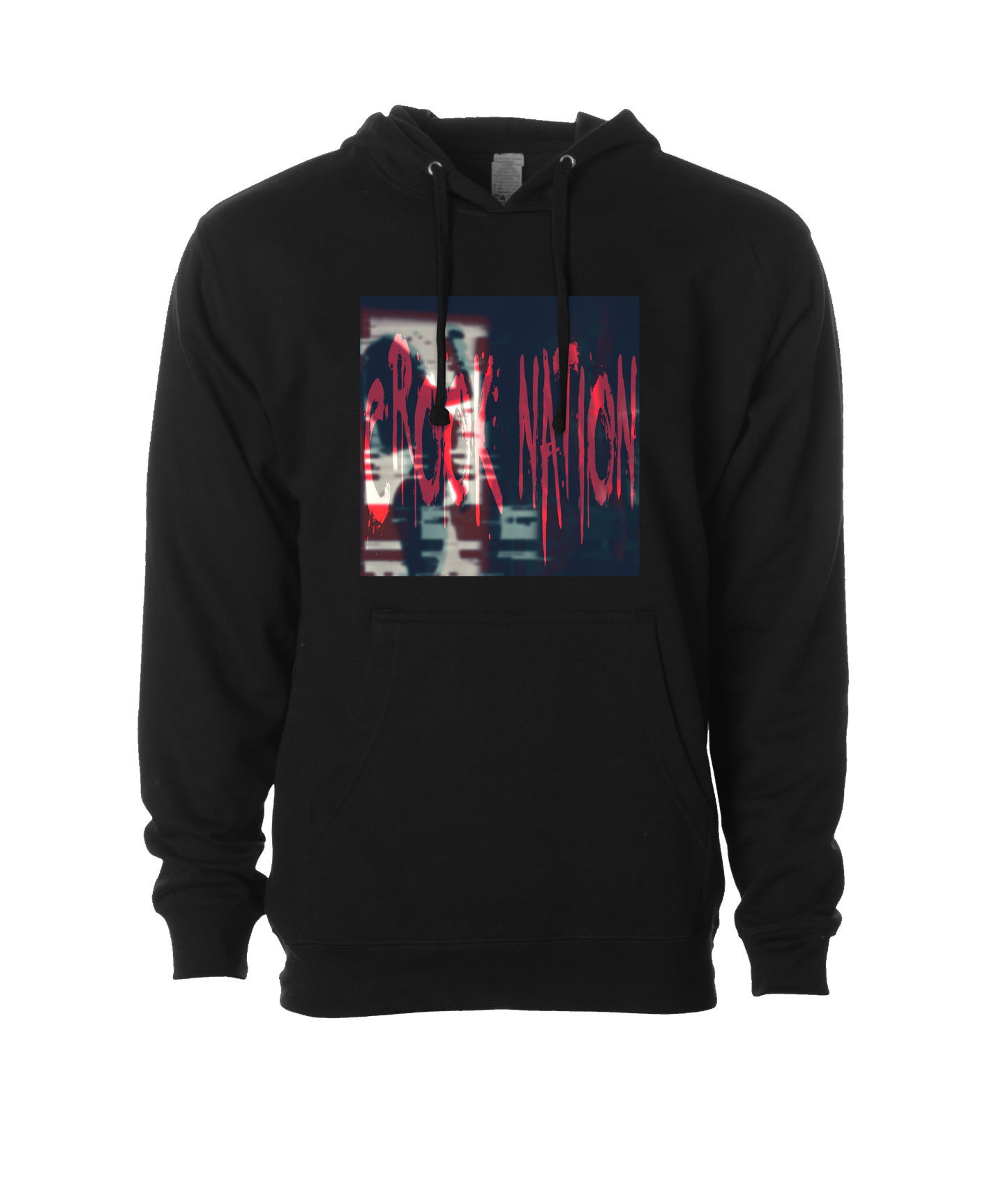 Crook Nation - Logo (Red) - Black Hoodie