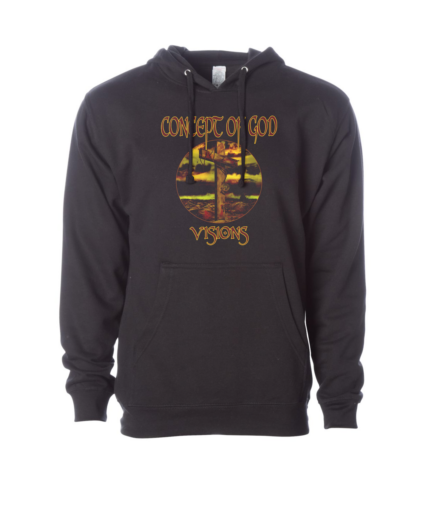 Concept of God - Color Logo - Black Hoodie
