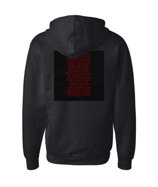 V-CON3TOP - Ghostland - Black Zip Up Hoodie