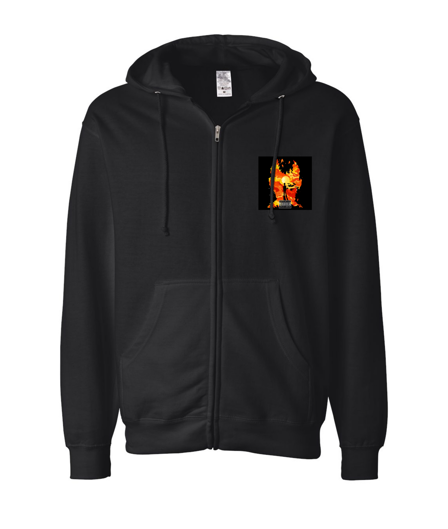 Conc3ept - Ghostland - Black Zip Up Hoodie