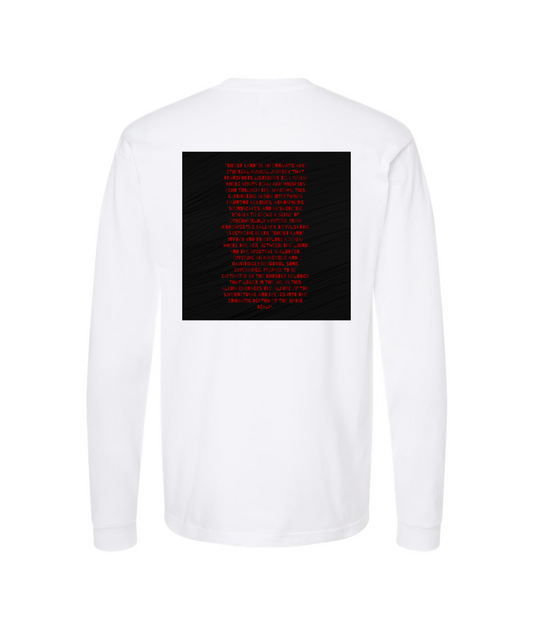 V-CON3TOP - Ghostland - White Long Sleeve T