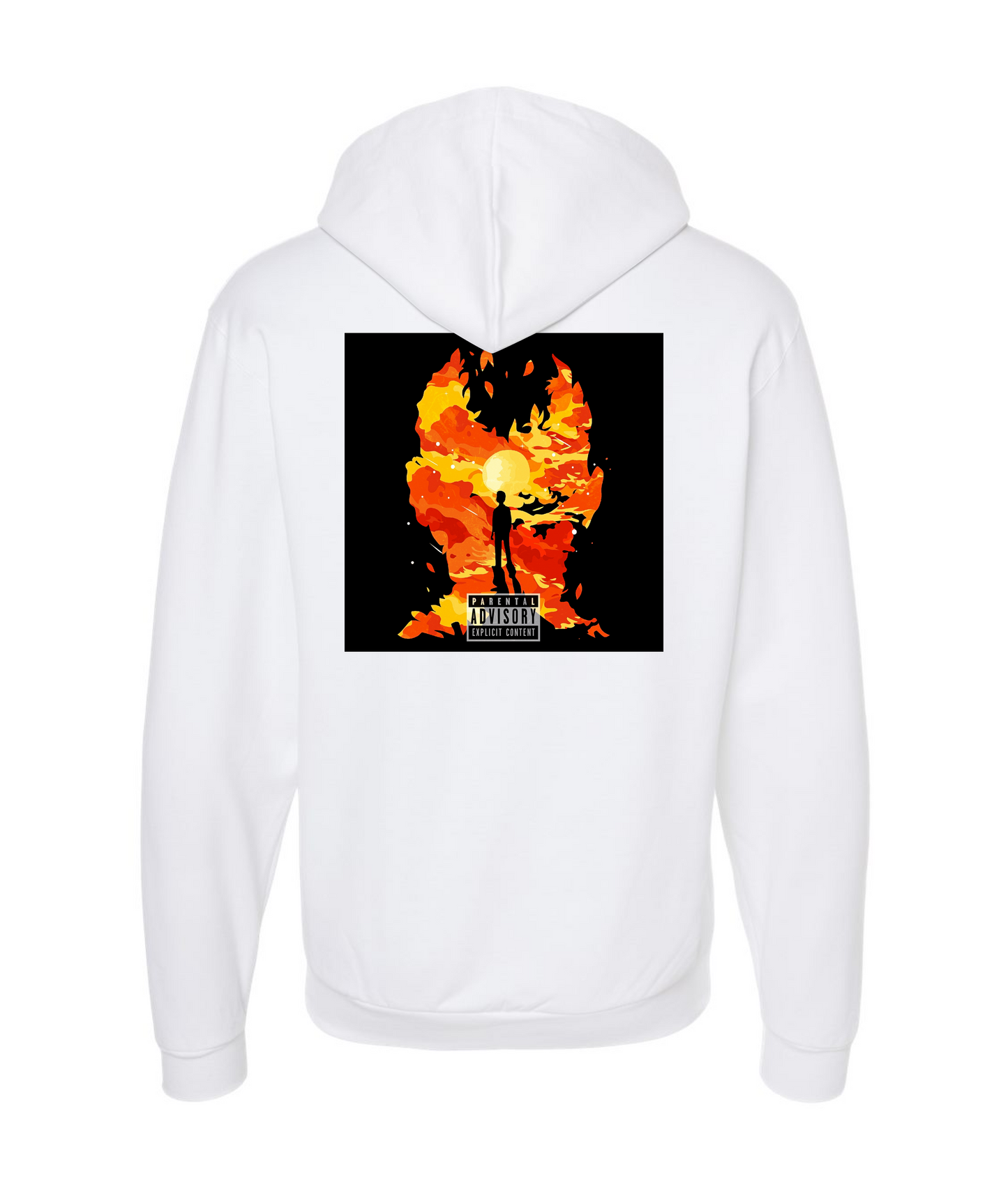 V-CON3TOP - Quote - White Zip Up Hoodie