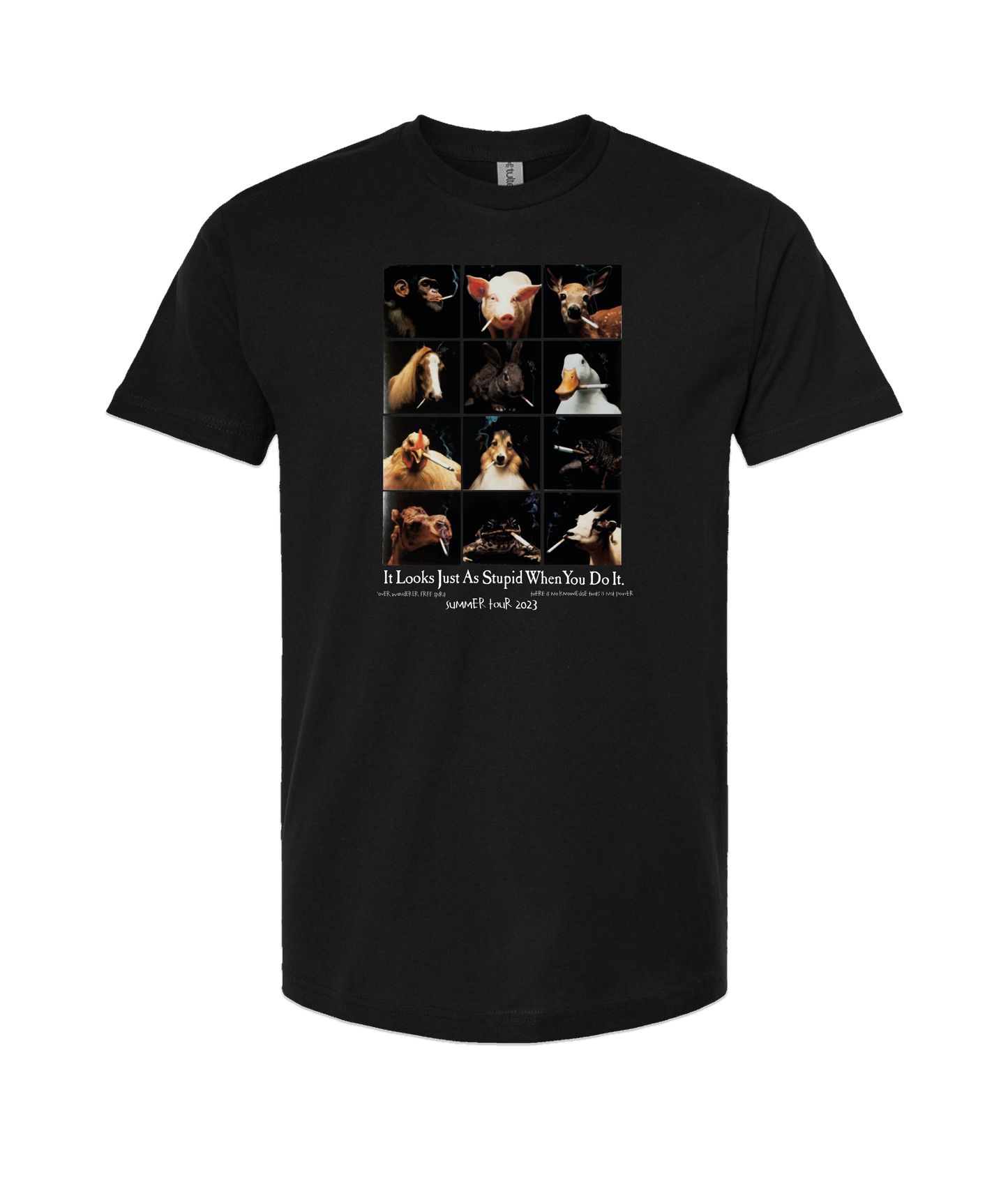 CHRIS SYDD - It Looks Just As Stupid When You Do It. - Black T-Shirt