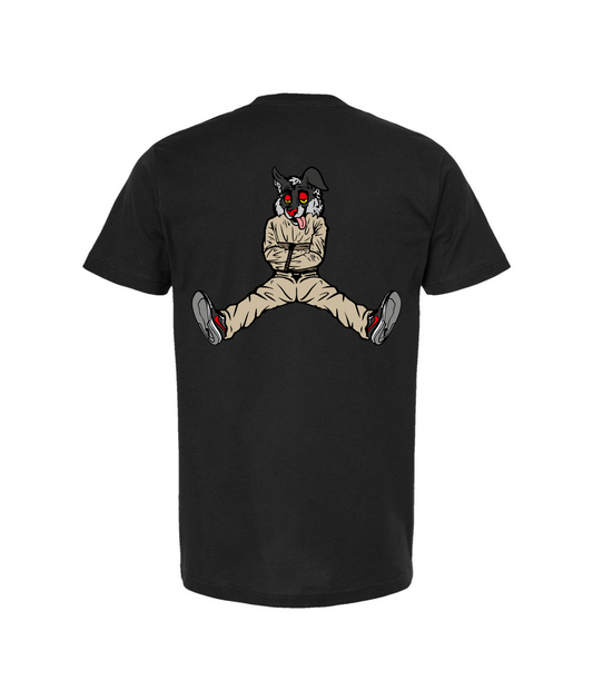 CrazyTrainApparel - STRAITJACKET - Black T-Shirt
