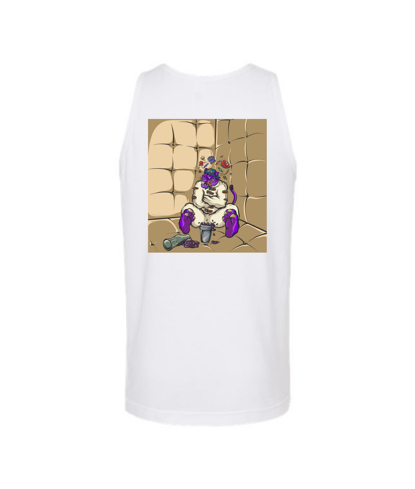 CrazyTrainApparel - CODEINE CRAZY - White Tank Top