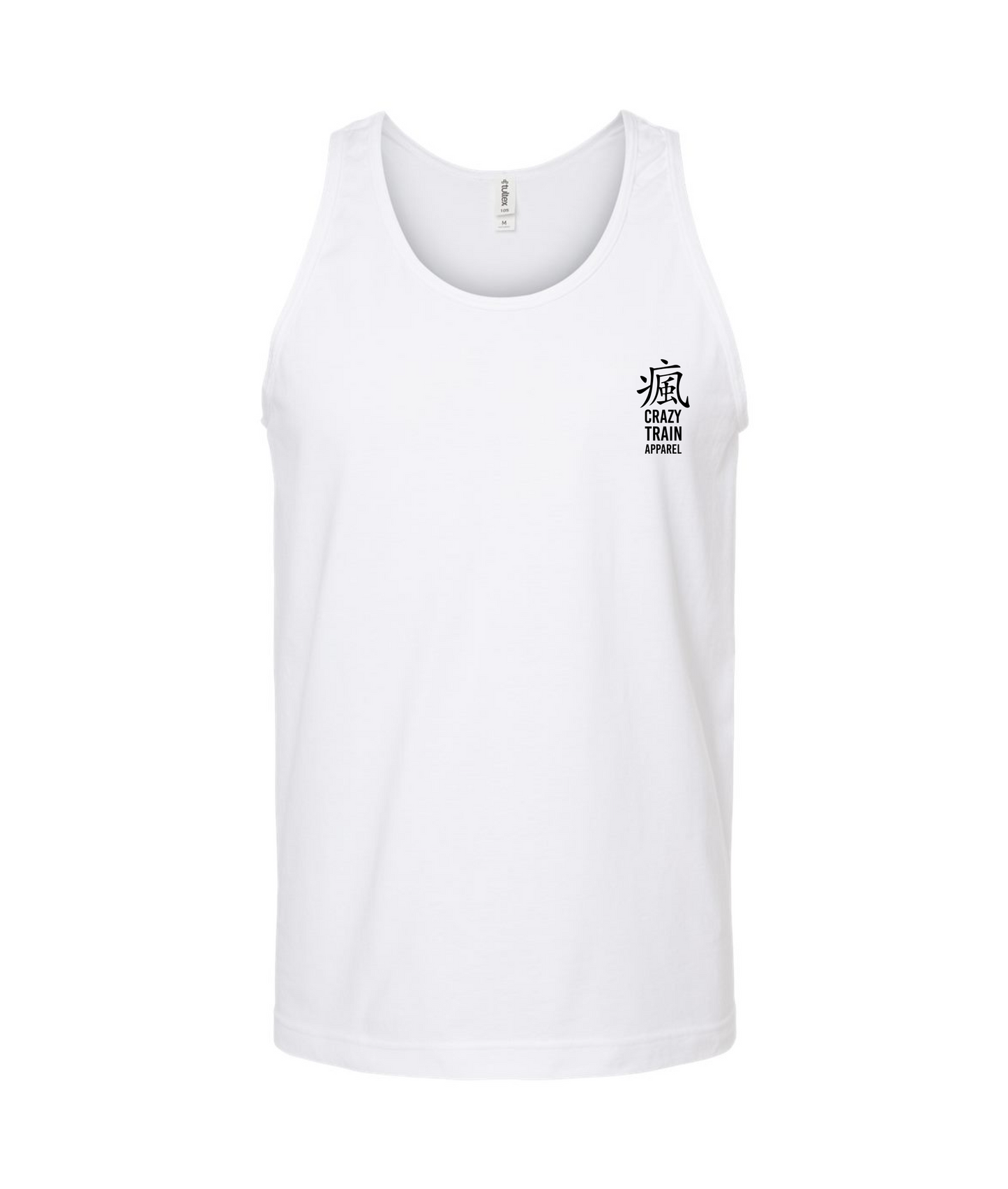 CrazyTrainApparel - STRAITJACKET - White Tank Top