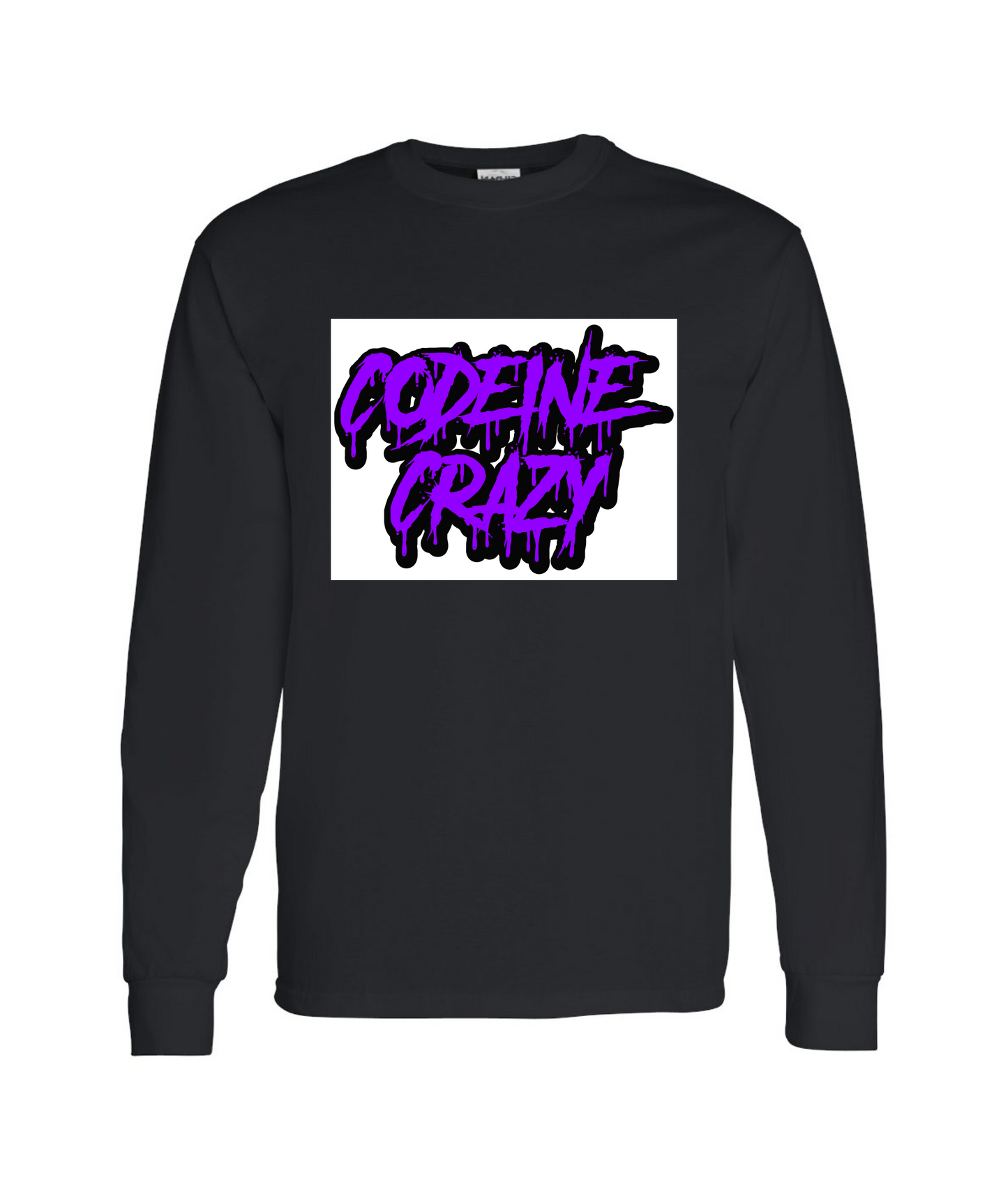 CrazyTrainApparel - CODEINE CRAZY - Black Long Sleeve T
