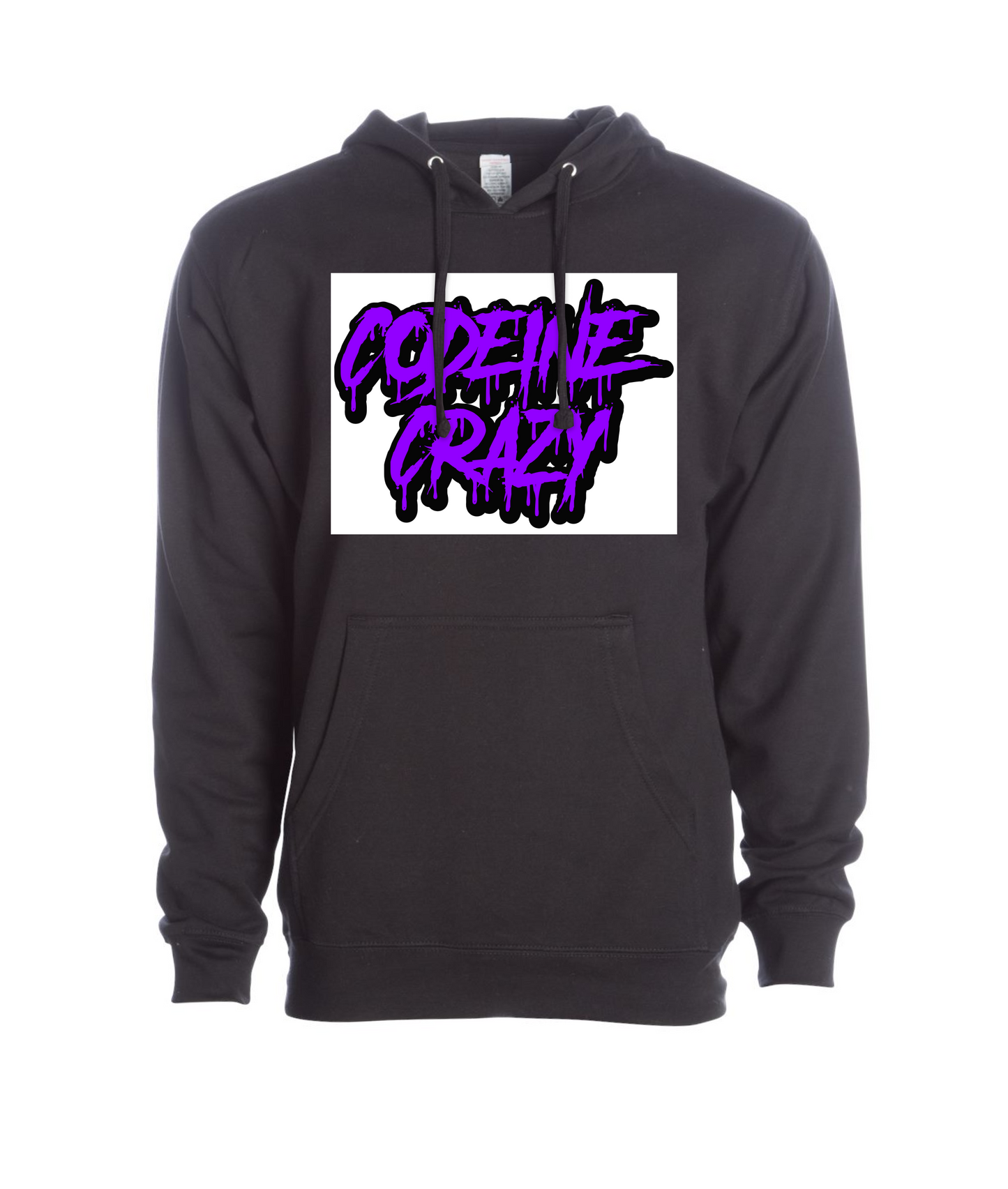 CrazyTrainApparel - CODEINE CRAZY - Black Hoodie
