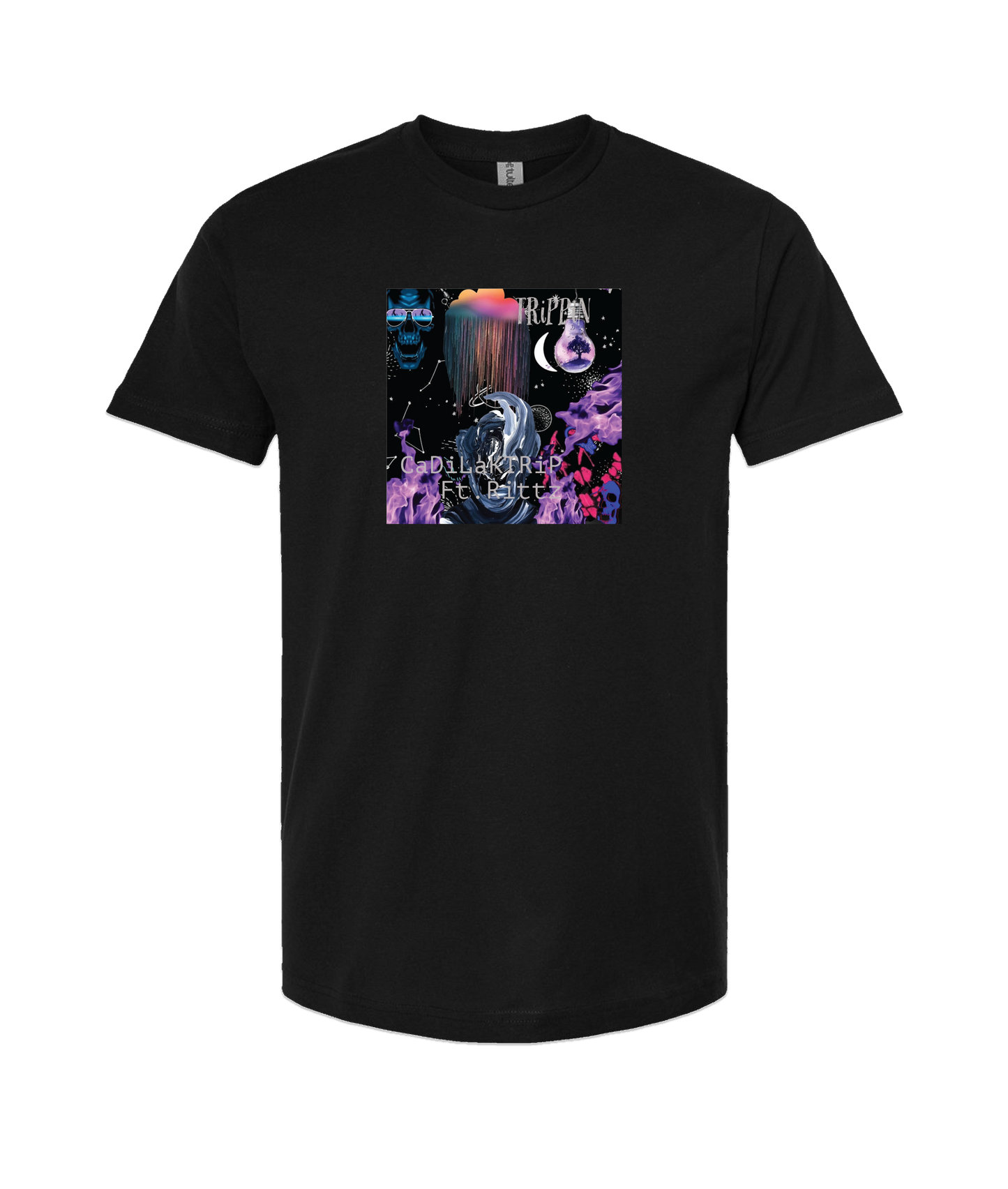 CaDiLaKTRiP - TRiPPiN Ft. Rittz - Black T-Shirt