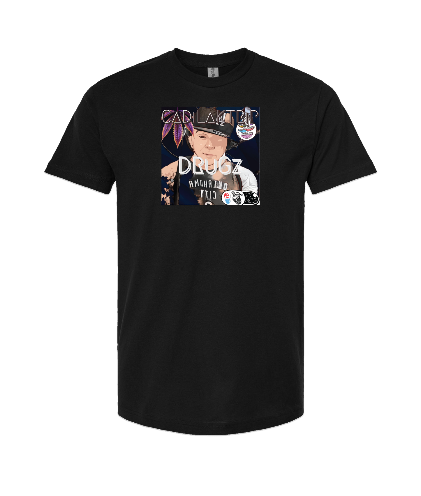 CaDiLaKTRiP - DRUGZ - Black T Shirt