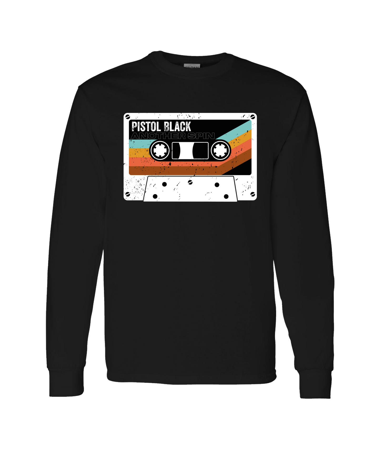Pistol Black - Another Spin - Black Long Sleeve T