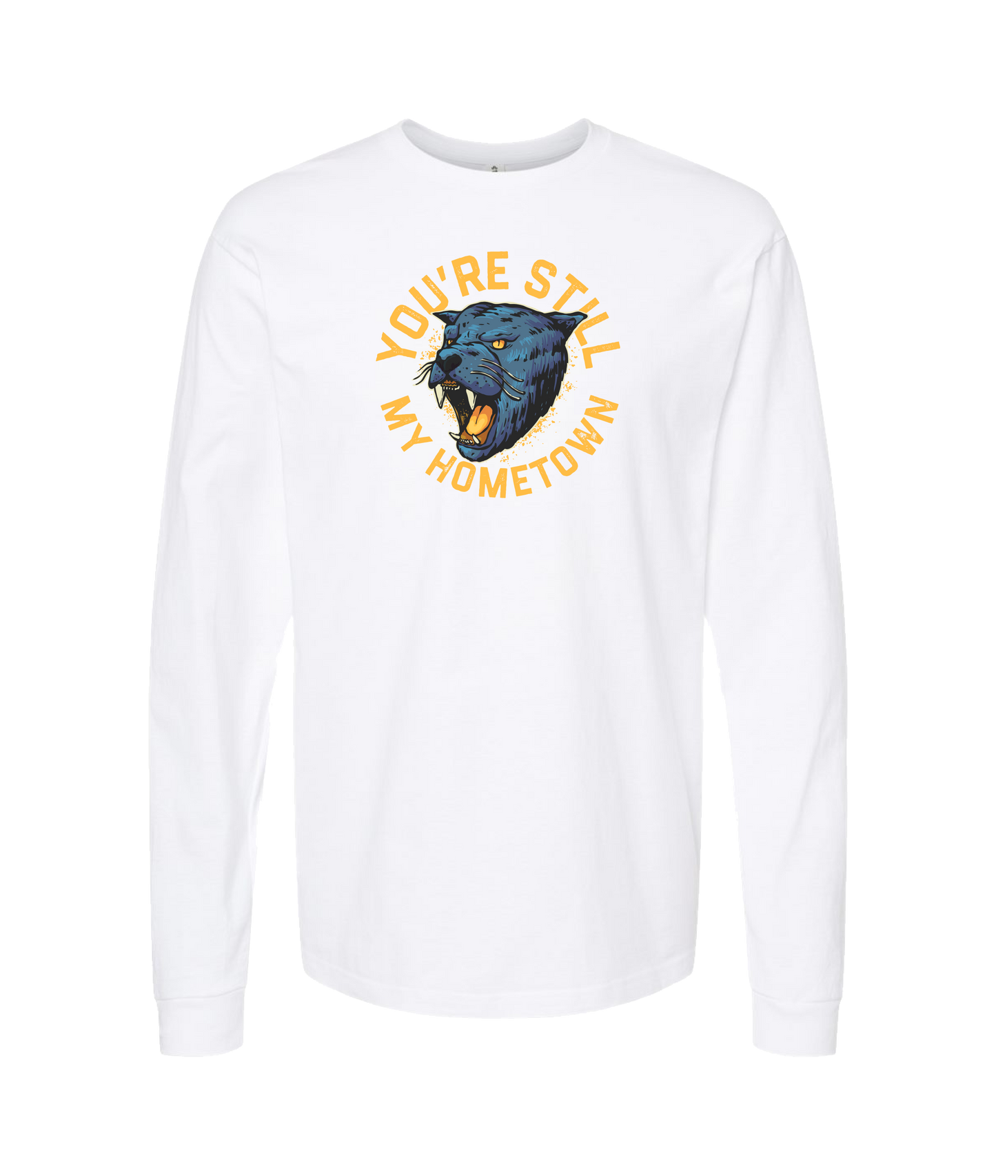 Pistol Black - My Hometown - White Long Sleeve T