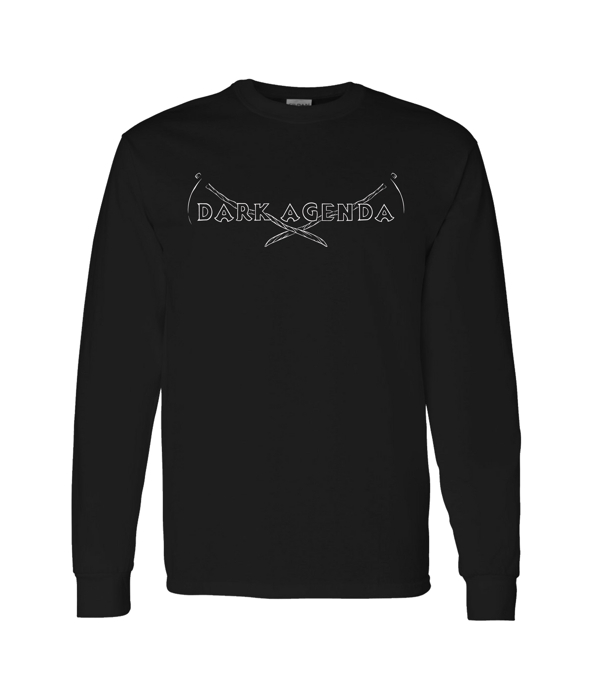 Dark Agenda - Logo - Black Long Sleeve T