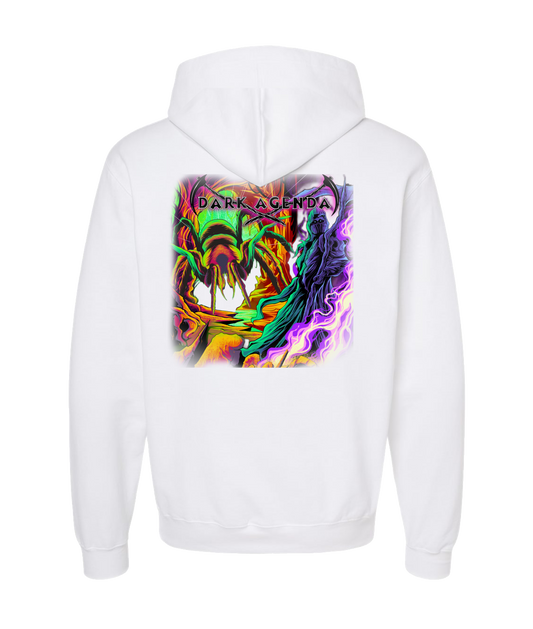 Dark Agenda - Colored Spider - White Hoodie