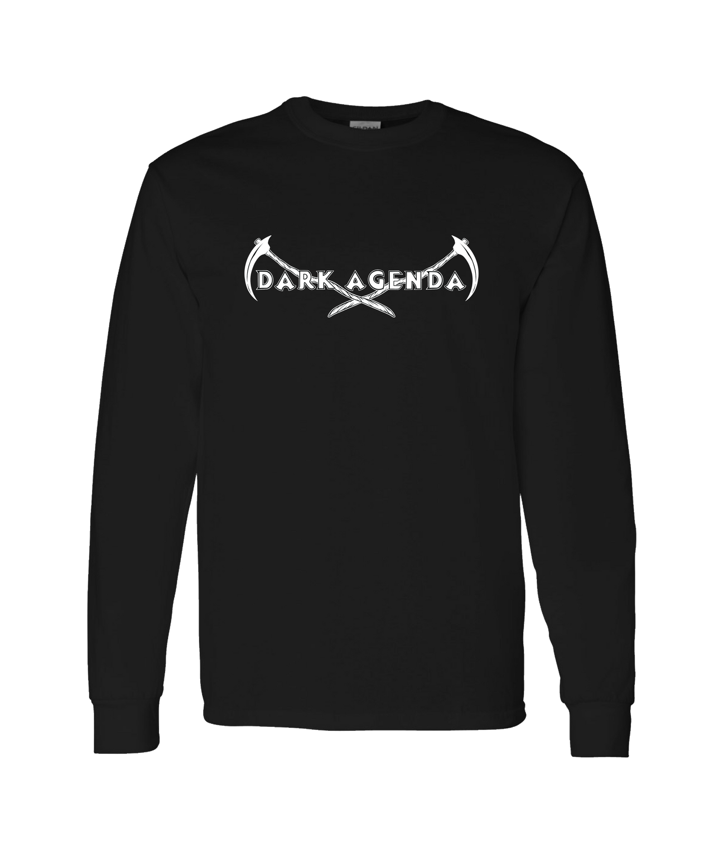 Dark Agenda - Logo 2 - Black Long Sleeve T