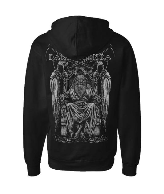 Dark Agenda - Goat Throne - Black Zip Up Hoodie