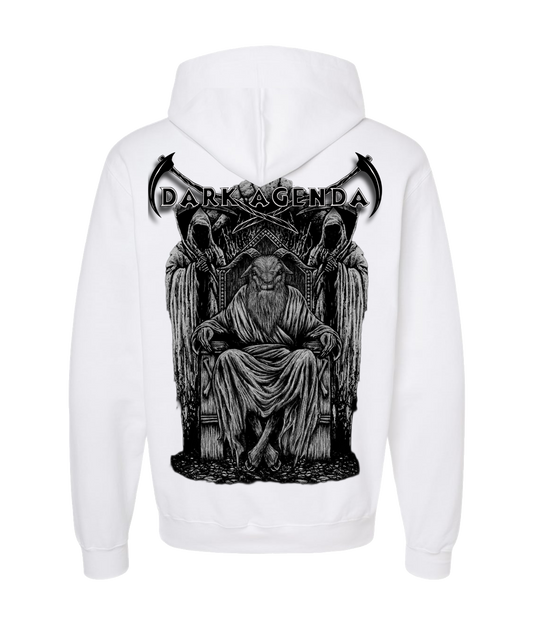 Dark Agenda - Goat Throne - White Hoodie