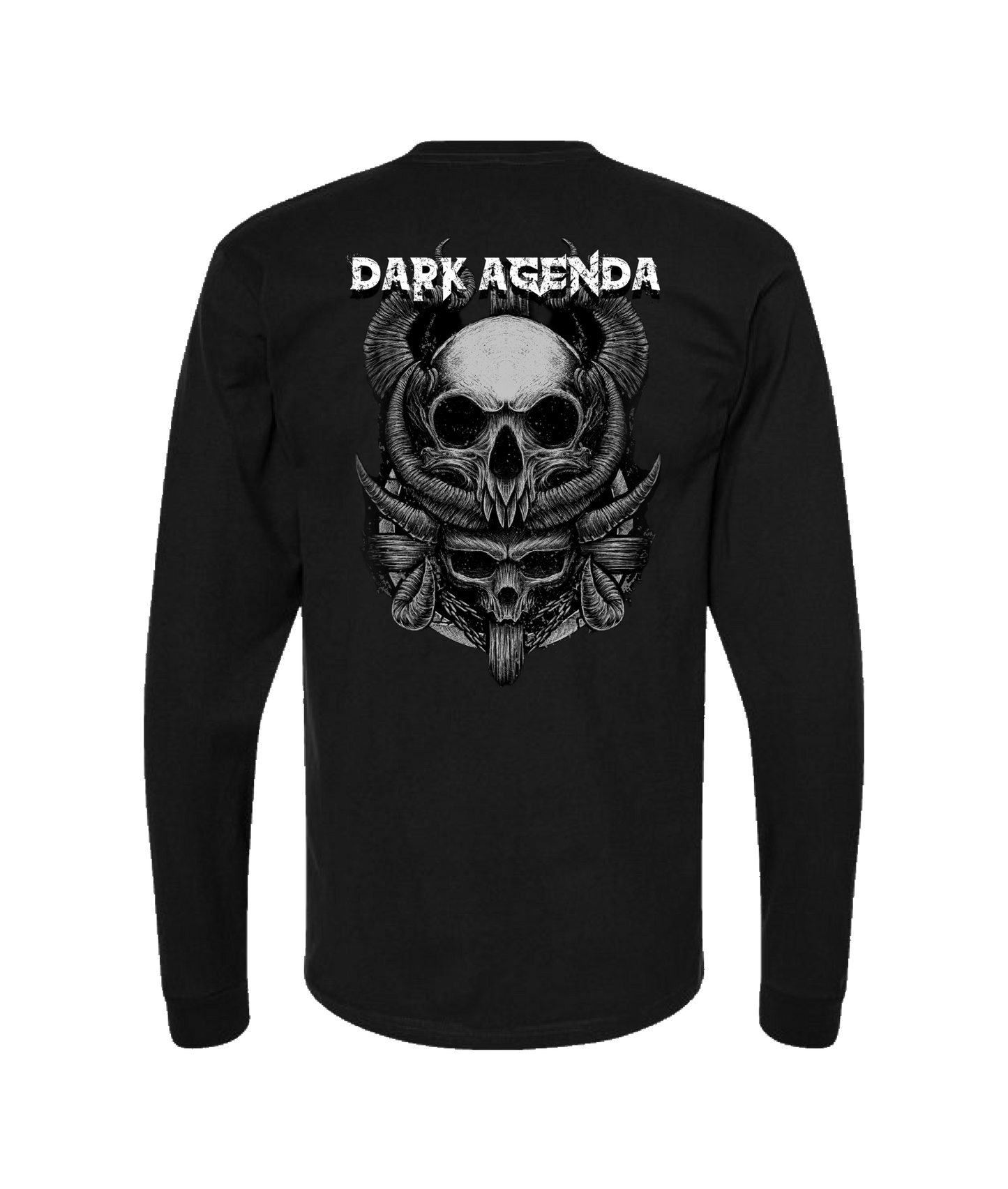 Dark Agenda - Double - Black Long Sleeve T