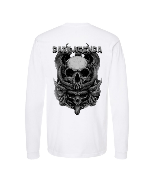Dark Agenda - Double - White Long Sleeve T
