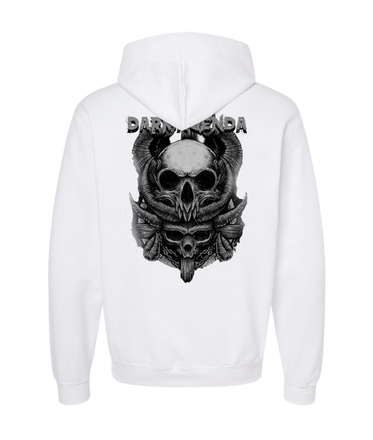 Dark Agenda - Double - White Hoodie