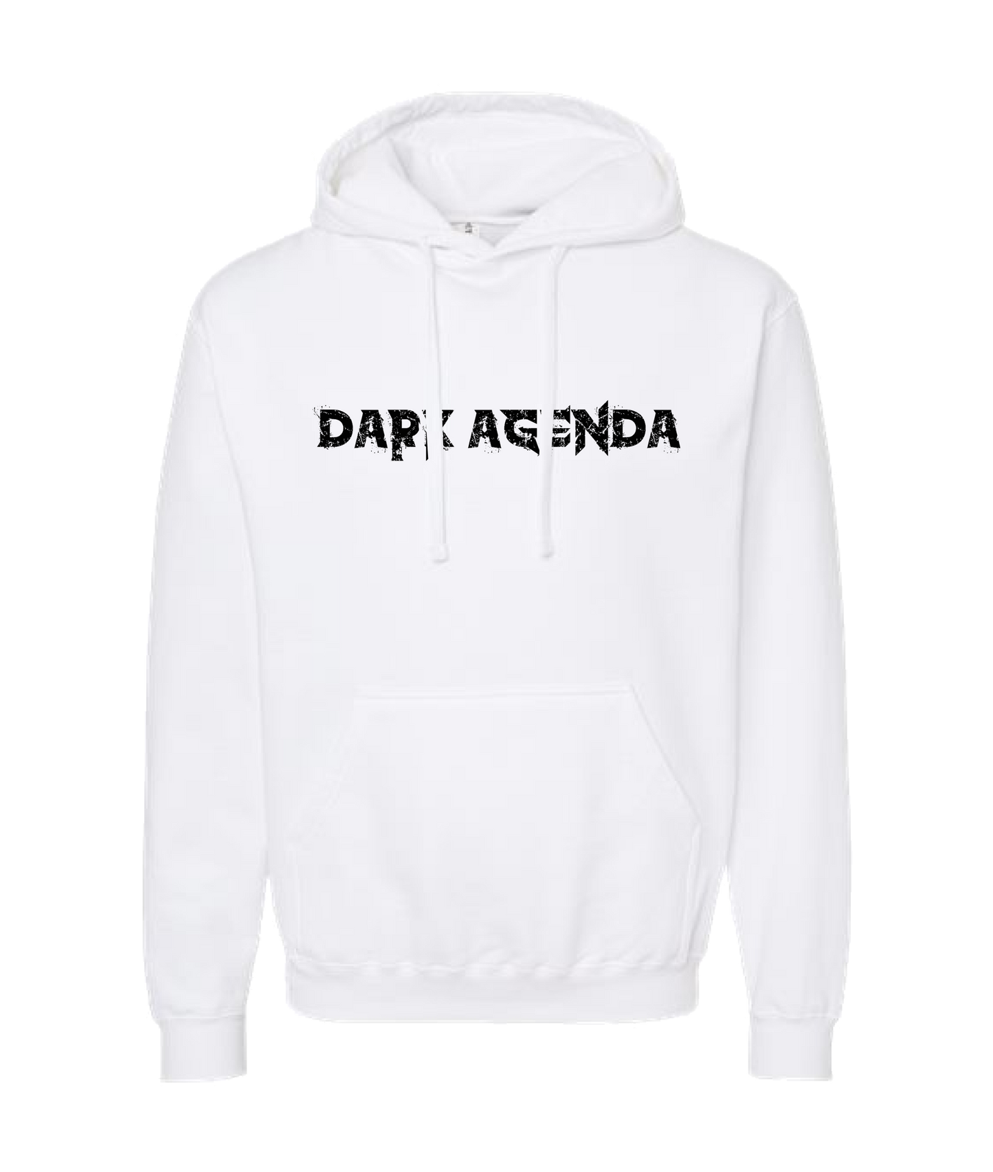 Dark Agenda - Double - White Hoodie