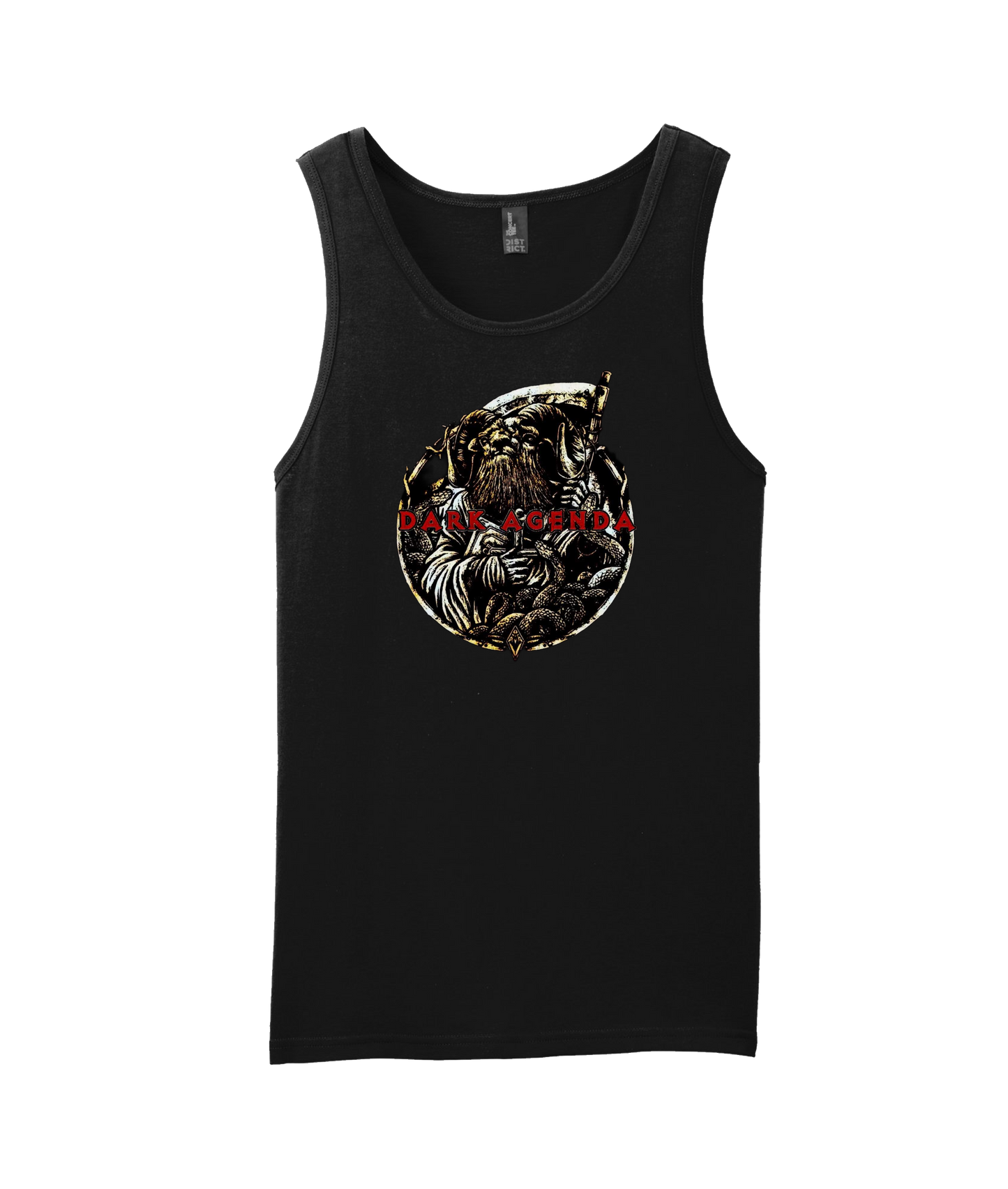 Dark Agenda - Red Goat - Black Tank Top
