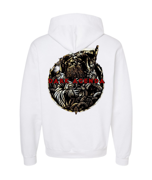 Dark Agenda - Red Goat - White Hoodie
