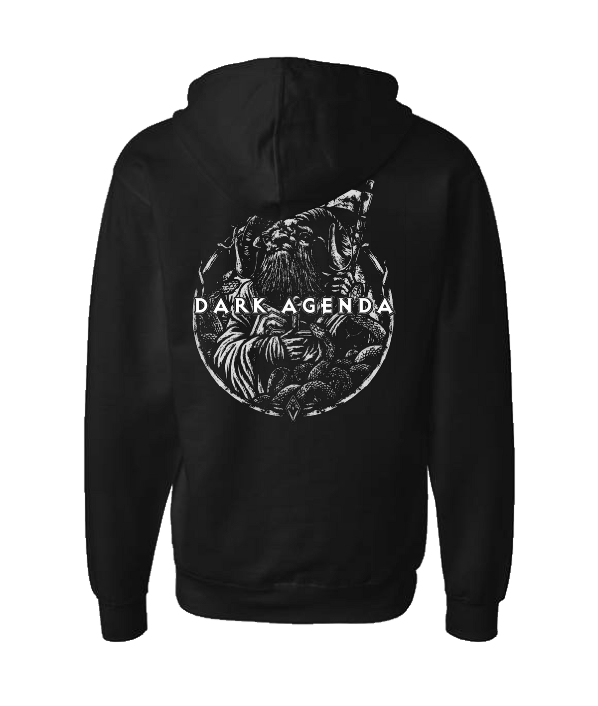 Dark Agenda - Goat - Black Zip Up Hoodie