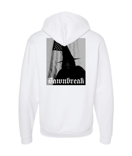 Dawnbreak - Logo - White Zip Up Hoodie
