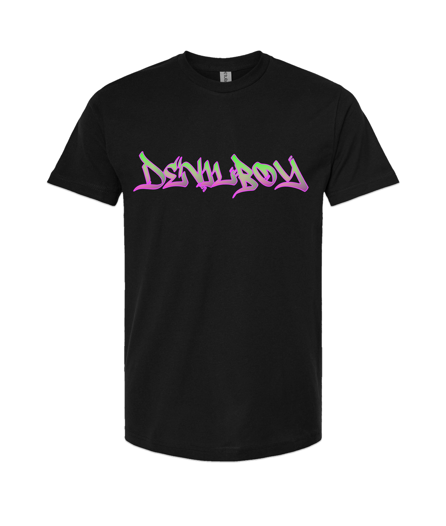 V-DBOTOP - DESIGN 2 - Black T Shirt