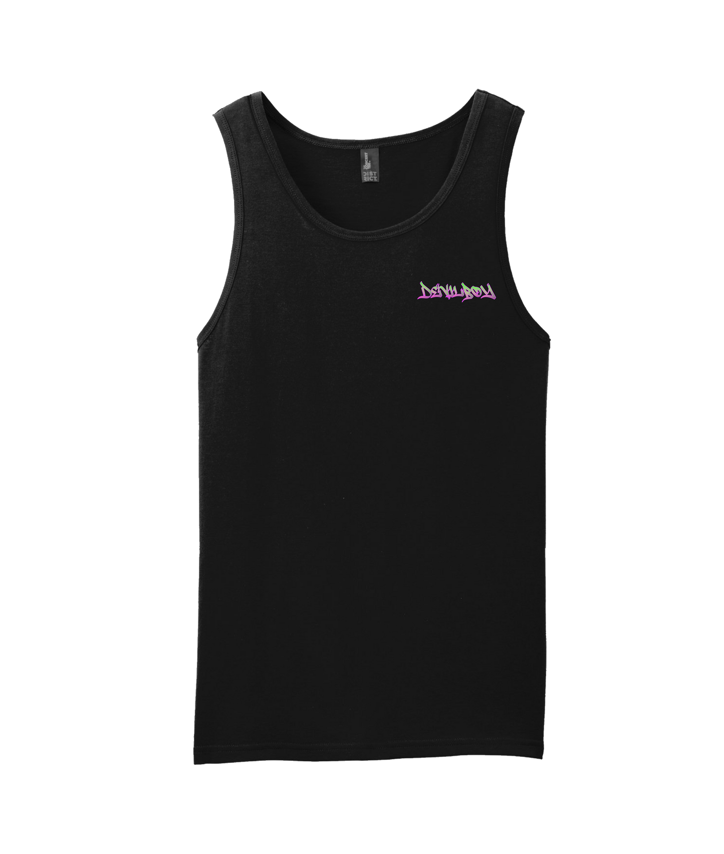 V-DBOTOP - DESIGN 2 - Black Tank Top